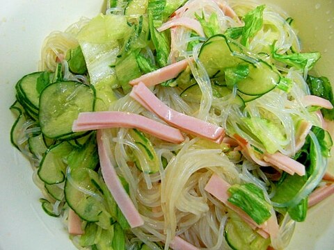 春雨とレタス中華サラダ